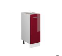 Vicco Meuble de Cuisine R-Line, Rouge Brillant, 30cm sans PT, pour Une Combinaison Libre au Sein de systèmes de Cuisine modulaires