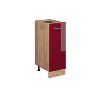 Vicco Meuble de Cuisine R-Line, Rouge Brillant, 30cm sans PT, pour Une Combinaison Libre au Sein de systèmes de Cuisine modulaires
