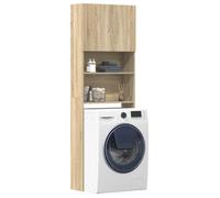 vidaXL Meuble de machine à laver Chêne Sonoma Bois d'ingénierie