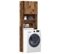 Meuble de machine à laver vieux bois bois d ingénierie