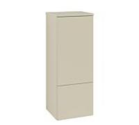 Meuble de milieu Villeroy et Boch Antao K44000HJ 41,4 x 103,9 x 35,6 cm, plan de toilette laqué, laqué mat gris soie