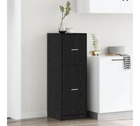 Meuble de Pharmacie vidaXL Chêne Noir Bois 40 x 41 x 118 cm
