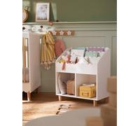 Meuble de rangement 2 cases + étagère-bibliothèque FESTON blanc TU