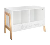 Meuble de Rangement 2 Casiers "Moon" 60cm Blanc