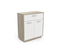 Meuble de rangement 2 portes 1 tiroir Léo