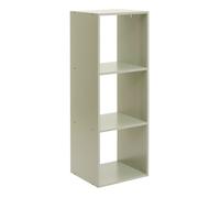 Atmosphera Meuble de rangement modulable 3 cases Vert 32x30x95 cm