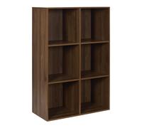 Meuble de Rangement 6 Cases "Tiffany" 97cm Marron