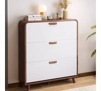 Meuble de rangement à chaussures Armoires Couloir Placard mince Placards Couloirs Slimline Haut Buffet en rotin Étroit Grand, Meuble à chaussures mince pour espaces étroits Étagère de rangem