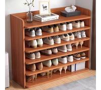 Meuble de rangement à chaussures fin - Étagère à chaussures à plusieurs niveaux pour couloirs, peut contenir 6 à 35 paires, assemblage facile, design peu encombrant, idéal pour les dortoirs et les