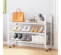Meuble de rangement à chaussures - Grande étagère à chaussures pour entrée, couloir, porte d'entrée, support multifonction pour plantes, organiser les chaussures et les accessoires, design durable et