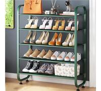 Meuble de rangement à chaussures - Grande étagère à chaussures pour entrée, couloir, porte d'entrée, support multifonction pour plantes, organiser les chaussures et les accessoires, design durable et