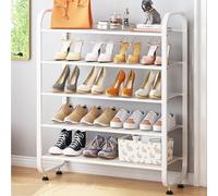 Meuble de rangement à chaussures - Grande étagère à chaussures pour entrée, couloir, porte d'entrée, support multifonction pour plantes, organiser les chaussures et les accessoires, design durable et