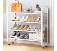 Meuble de rangement à chaussures - Grande étagère à chaussures pour entrée, couloir, porte d'entrée, support multifonction pour plantes, organiser les chaussures et les accessoires, design durable et