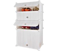 Meuble de rangement à chaussures, meuble à chaussures multicouche, organisateur de étagère à chaussures en plastique, armoire de rangement pour baskets, sandales, pantoufles, bottes, conteneur, organi