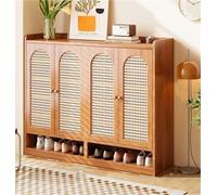 Meuble de rangement à chaussures mince avec séparateur amovible, organiseur peu encombrant pour couloir, entrée et placard