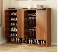 Meuble de rangement à chaussures mince avec séparateur amovible, organiseur peu encombrant pour couloir, entrée et placard