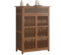 Meuble de rangement à chaussures - Organiseur en bois de grande capacité pour la maison, le couloir, l'entrée, le balcon - Design minimaliste peu encombrant pour une vie organisée