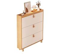 Meuble de rangement à chaussures pour entrée, meuble à chaussures autonome, armoire de rangement à chaussures avec 3 tiroirs rabattables, étagère à chaussures moderne, meuble de rangement pour baskets