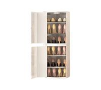 Meuble de rangement à chaussures rotatif à 360° - Nizer vertical fin pour les petits espaces, couloir, placard, design Lazy Susan pour une gestion efficace des chaussures