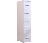 Meuble de rangement à tiroirs à large espace pour espaces étroits, optimisant l'organisation de la cuisine et de la salle de bain