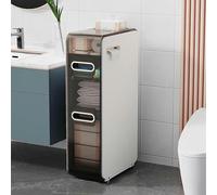 Meuble de rangement autonome empilable à 3 niveaux avec tiroirs de grande capacité - Solution de rangement pour papier toilette facile à déplacer