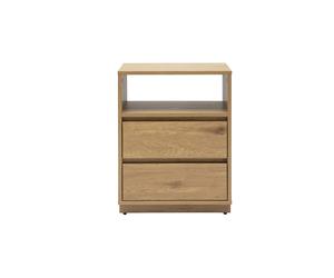Meuble de rangement avec tiroirs finition bois clair chêne L50 cm SEVILLE