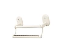 Meuble de rangement avec ventouses puissantes, blanc crème | Support adhésif moderne avec installation facile pour distribuer des rouleaux de papier, emballage, torchons