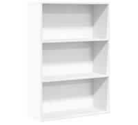 Meuble de Rangement, Bibliothèque sur Pied, Pour salon, blanc 80x30x114 cm bois d'ingénierie B2172
