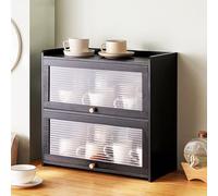 Meuble de rangement Buffet Bibliothèque - Vitrine multicouche avec grande capacité pour cuisine, salle à manger, salon