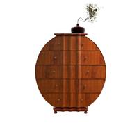 Meuble de Rangement Commode créative rétro, armoire Art déco for salon, armoire de rangement, commode de rangement en bois de style médiéval for chambre à coucher, salon, entrée Coucher ou Salon(Walnu