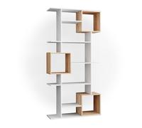 Vicco Meuble de Rangement Cube Cube, Blanc/Sonoma, 92 x 187.7 cm