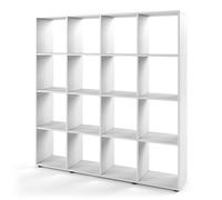 Meuble de rangement cube Karree, 138.5x142.5cm, Blanc, Vicco 23116