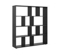 Vicco Meuble de Rangement Cube Pilar, Noir, 131.6x143cm