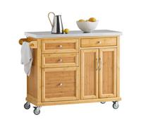 Meuble De Rangement Cuisine Buffet De Cuisine Roulant Desserte Sur Roulettes - Sobuy Fkw70-N