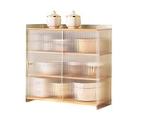 Meuble de rangement de cuisine moderne avec portes coulissantes, design peu encombrant pour de multiples usages, idéal pour les petits espaces