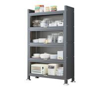 Meuble de rangement de cuisine multifonction - Support de four à micro-ondes à 3 couches avec cadre en métal, organisateur peu encombrant pour épices, casseroles et poêles