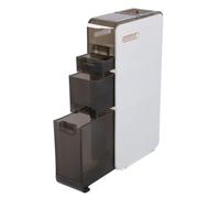 Meuble de Rangement de Salle de Bain à roulettes Mince - 3 Niveaux étroits pour Salle de Bain, Cuisine ou n'importe Quelle pièce - Solution de Rangement élégante et Peu e