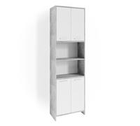 Meuble de rangement de salle de bain Maris, 56.1x190cm, Béton, Gris, Vicco