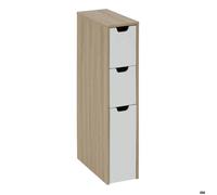 Meuble de rangement Eat up blanc et bois - 5 five simply smart
