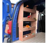 Meuble de Rangement en Contreplaqué Bouleau pour Citroën Berlingo II SWB, Etagères de Rangement pour Fourgon et Véhicules Utilitaire
