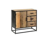 Meuble de Rangement en Teck Recy t Métal - TANETOA -