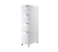 Meuble De Rangement Étroit Avec Tiroirs, Armoire Haute À Roulettes, Colonne Rangement Cuisine, Unités De Tiroirs De Rangement, Pour Salle De Bain, Cuisine(95*22*47.5cm/37.4*8.7*18.7in)