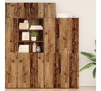 Meuble De Rangement Étroit Vidaxl Vieux Bois 30x42.5x225 Cm Bois Ingé, Meuble Mural Vidaxl Vieux Bois 30x42.5x40 Cm Bois Ingé