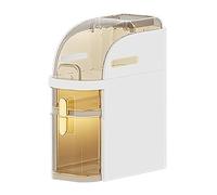Meuble de rangement fin à 4 niveaux pour salle de bain - 17,8 cm de large - Économie d'espace - Design compact pour les petits espaces (2 couches)