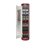 Meuble de rangement fin pour chaussures - Organiseur rotatif à 360 degrés avec étagères réglables - Buffet haut en rotin pour couloir, armoire étroite pour chaussures, design peu encombrant