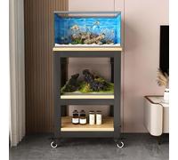 Meuble de Rangement for Aquarium, étagère à 3 Niveaux, Accessoires for Poissons, Support D'aquarium for Reptiles et Amphibiens, Idéal for Maison et Bureau.(101x30cm/39.7x11.8in)