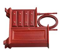 Meuble de rangement miniature en bois pour maison de poupée 1/12 avec tiroir fonctionnel pour l'organisation des accessoires