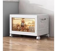 Meuble de rangement mobile de cuisine, étagère en S avec 4 roulettes à roulettes, support pour micro-ondes avec porte, meuble polyvalent pour cuisine, salon et chambre à coucher (55 x 35 x 29,8 cm)