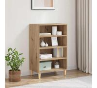 Meuble de Rangement Moderne Vaisselier Élégant avec Finition Lisse et Étagères Spacieuses en Bois d'Ingénierie pour Salon ou Salle à Manger, Design