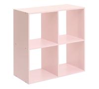 Meuble de rangement modulable à 4 cases Rose 0 cm